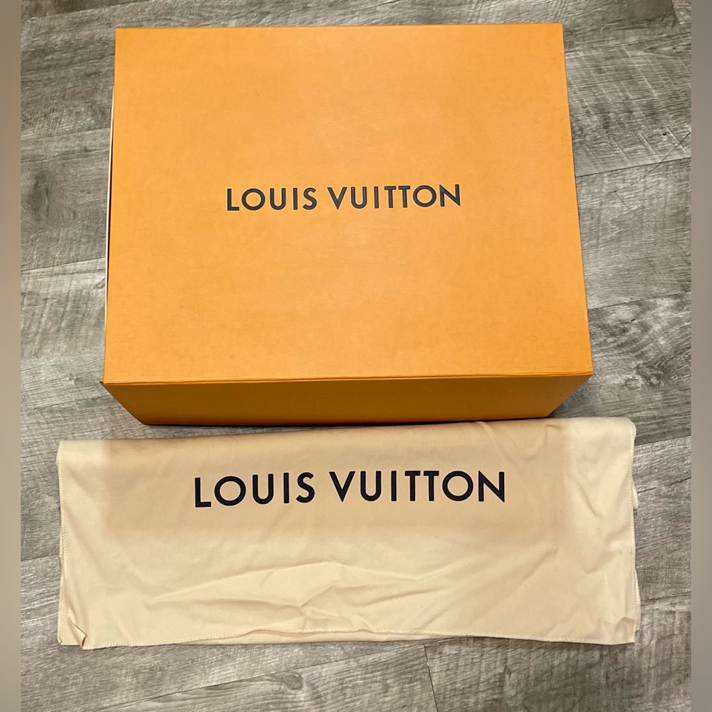 Louis Vuitton Orange Box with Cream Dust Bag